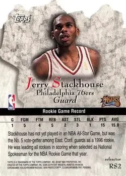 Back of Jerry Stackhouse
