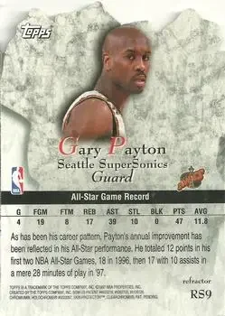 Back of Gary Payton
