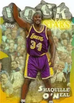 1997-98 Topps #RS13 Rock Stars Refractors Shaquille O'Neal