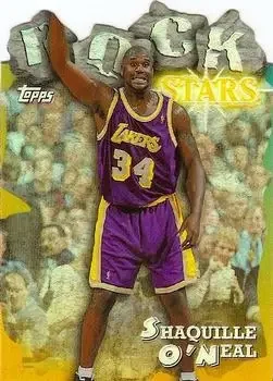 1997-98 Topps #RS13 Rock Stars Refractors Shaquille O'Neal