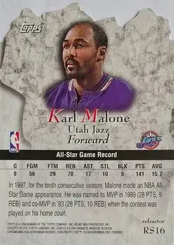 Back of Karl Malone