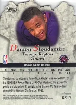 Back of Damon Stoudamire
