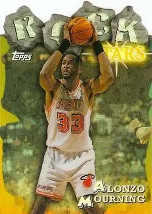 1997-98 Topps #RS19 Rock Stars Refractors Alonzo Mourning