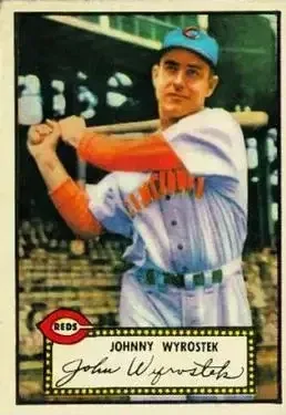 1952 Topps #13 Johnny Wyrostek