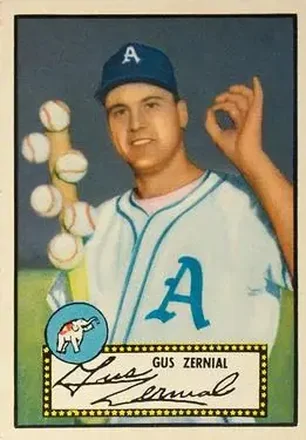 1952 Topps #31 Gus Zernial