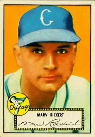 1952 Topps #50 Marv Rickert