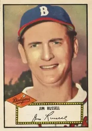 1952 Topps #51 Jimmy Russell