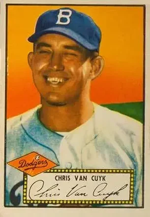 1952 Topps #53 Chris Van Cuyk