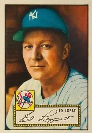 1952 Topps #57 Ed Lopat