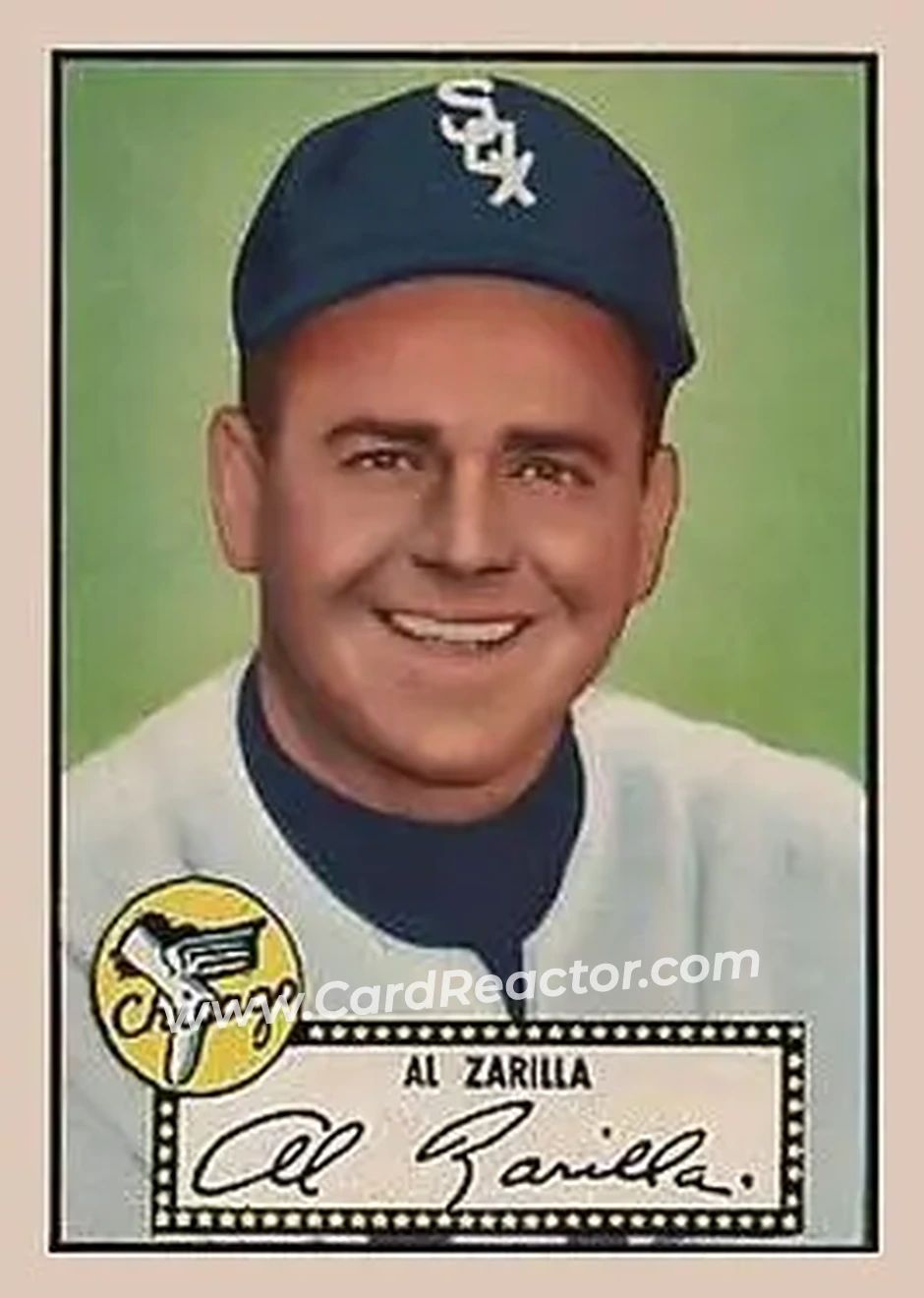 Front of Al "Zeke" Zarilla