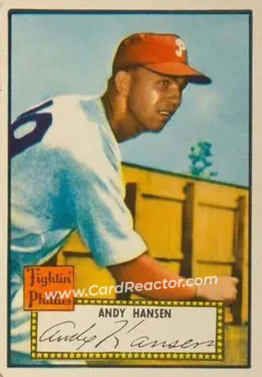 Front of Andy Hansen