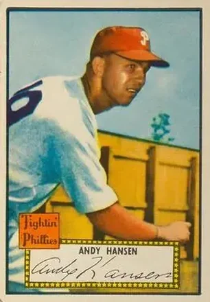 1952 Topps #74 Andy Hansen