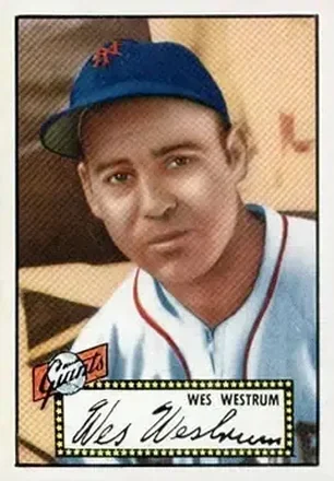 1952 Topps #75 Wes Westrum