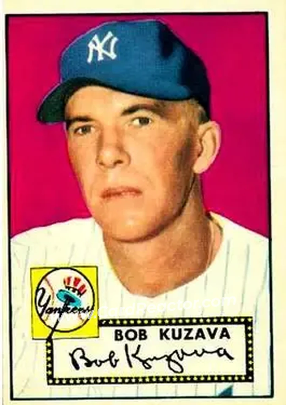 Front of Bob Kuzava