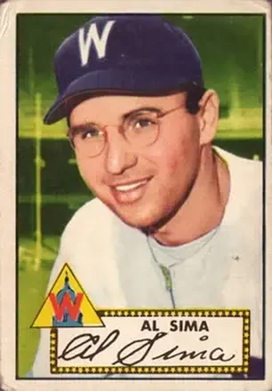 1952 Topps #93 Al Sima