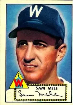 1952 Topps #94 Sam Mele
