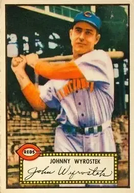 1952 Topps #13 Johnny Wyrostek