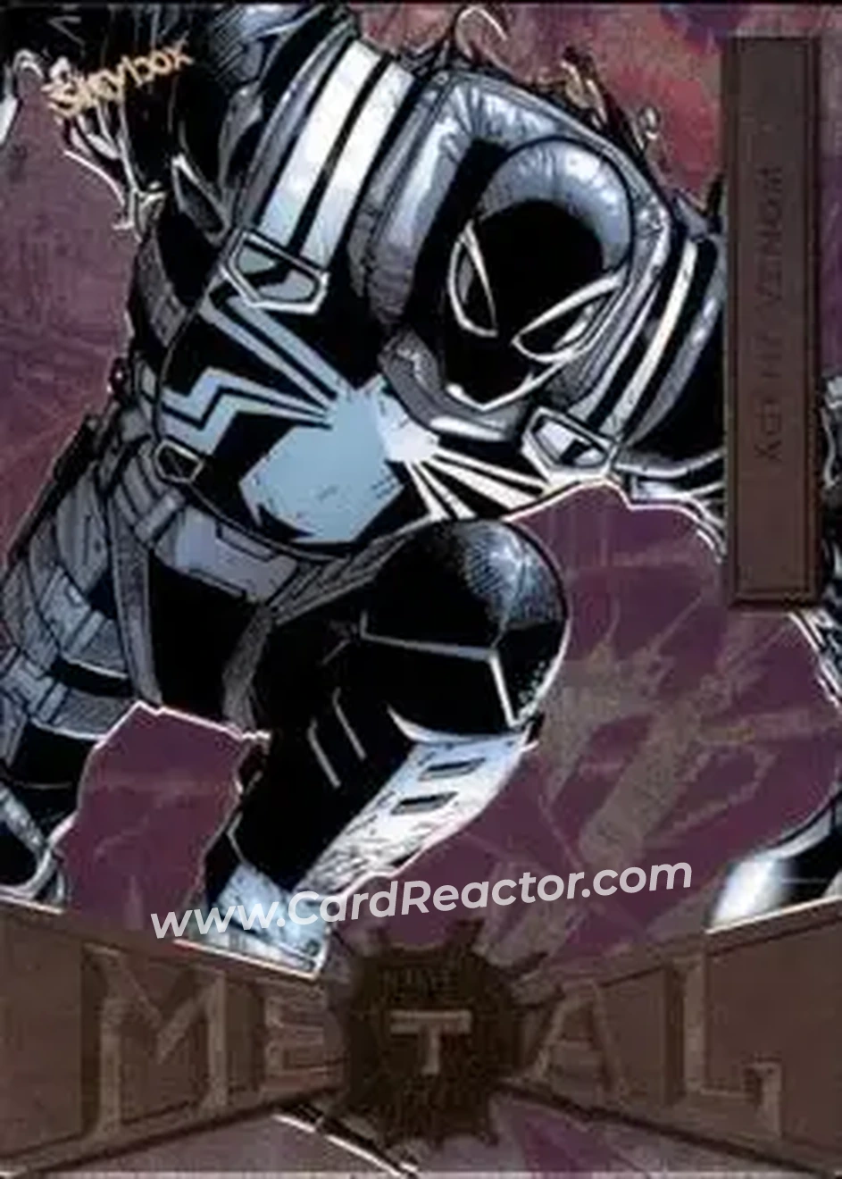 2021 SkyBox Metal Universe Marvel Spider-Man #1 Agent Venom