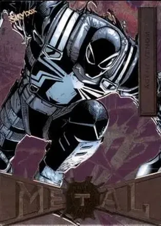 2021 SkyBox Metal Universe Marvel Spider-Man #1 Agent Venom