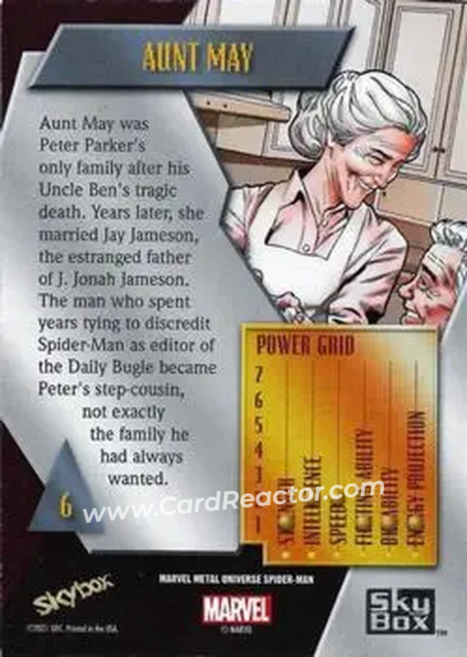 Back of Aunt May