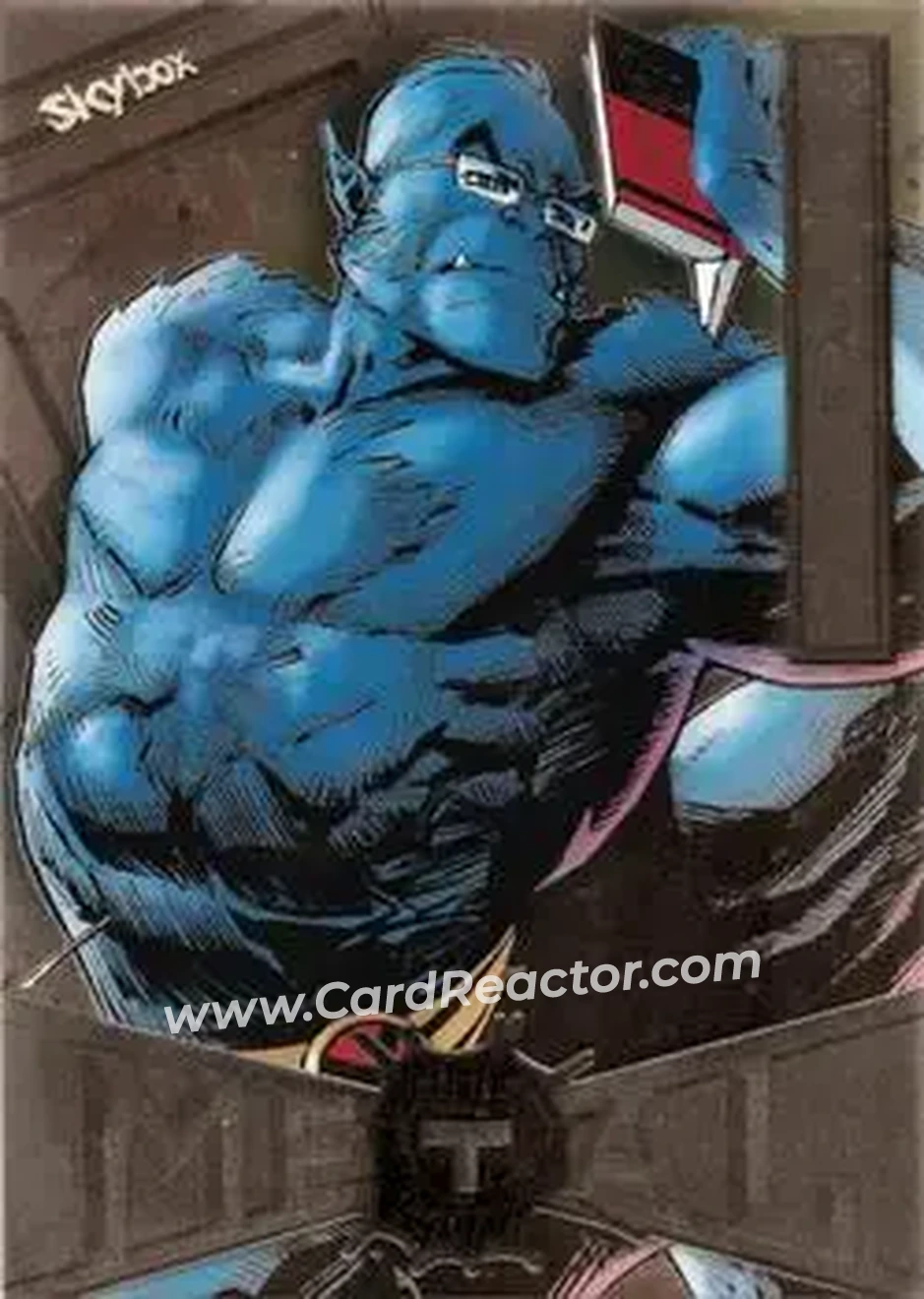 2021 SkyBox Metal Universe Marvel Spider-Man #7 Beast