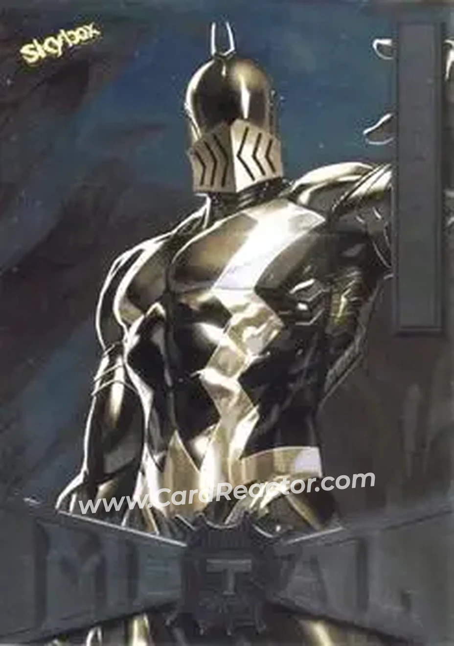 2021 SkyBox Metal Universe Marvel Spider-Man #9 Black Bolt