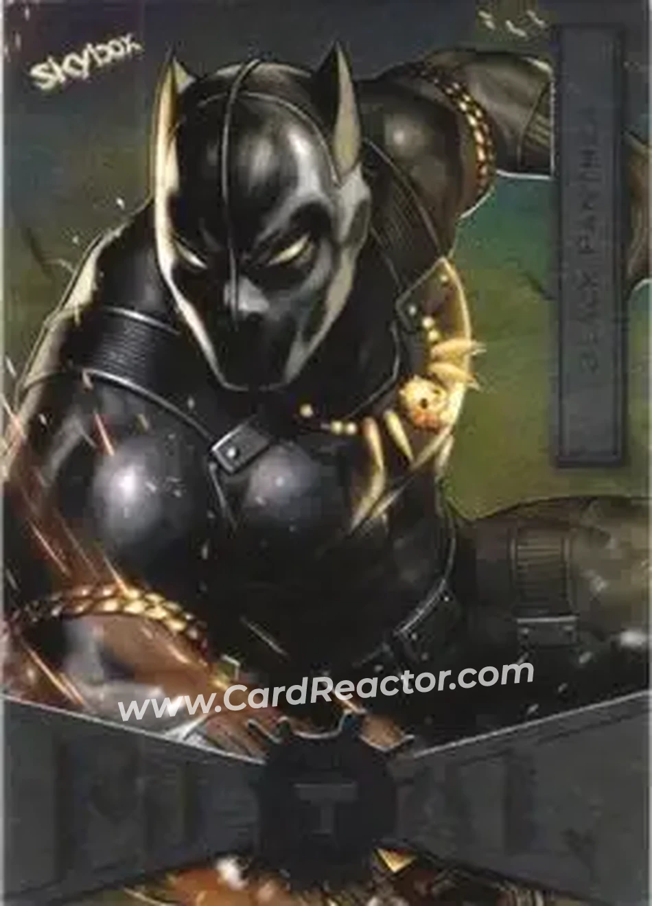2021 SkyBox Metal Universe Marvel Spider-Man #11 Black Panther
