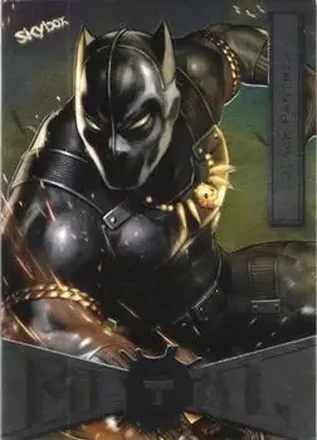 2021 SkyBox Metal Universe Marvel Spider-Man #11 Black Panther