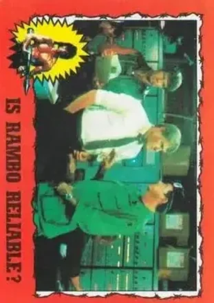 1985 Topps Rambo: First Blood Part II #4 Card #4