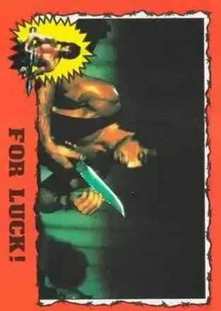1985 Topps Rambo: First Blood Part II #6 Card #6