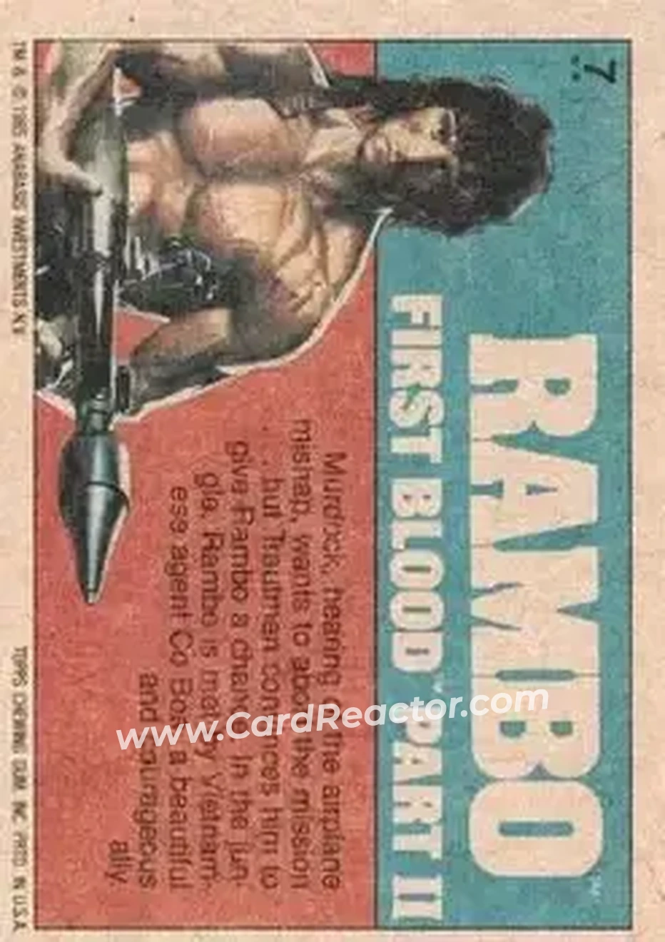 Back of Card #7