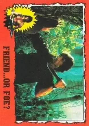 1985 Topps Rambo: First Blood Part II #7 Card #7