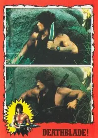 1985 Topps Rambo: First Blood Part II #10 Card #10