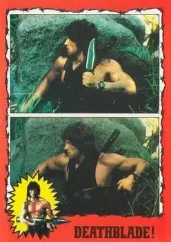 1985 Topps Rambo: First Blood Part II #10 Card #10