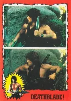 1985 Topps Rambo: First Blood Part II #10 Card #10