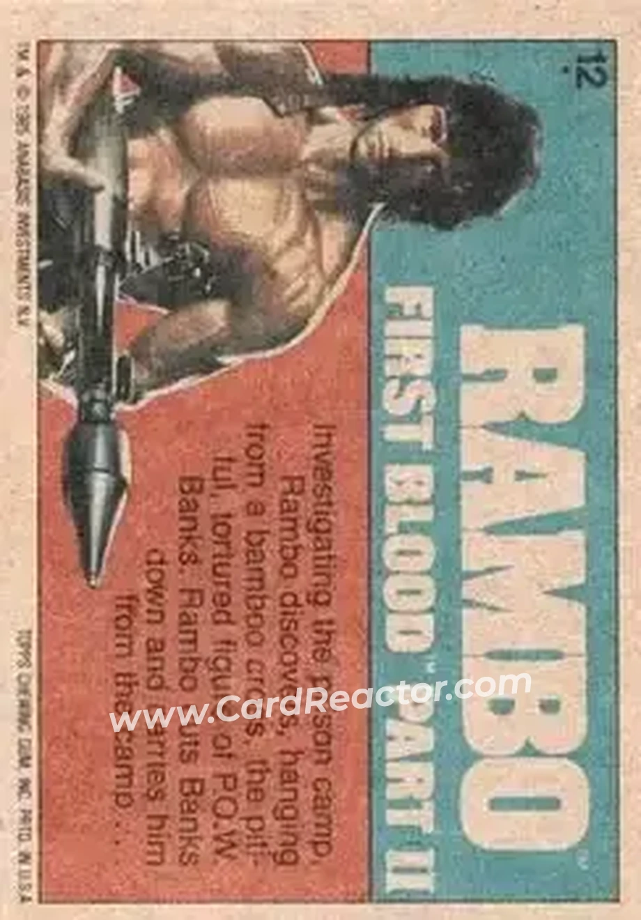 Back of Card #12