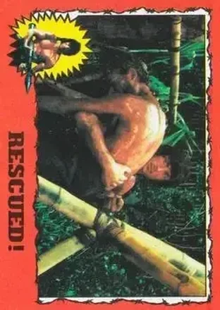 1985 Topps Rambo: First Blood Part II #12 Card #12