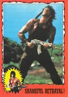 1985 Topps Rambo: First Blood Part II #20 - Card #20