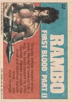 Back of Card #22