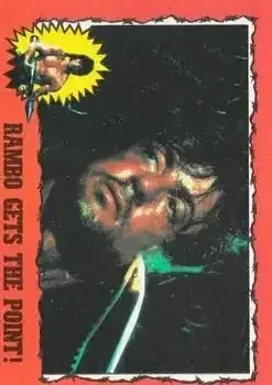 1985 Topps Rambo: First Blood Part II #27 Card #27