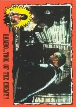 1985 Topps Rambo: First Blood Part II #28 Card #28