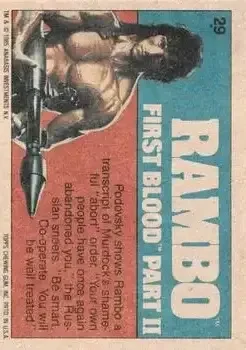 Back of Card #29