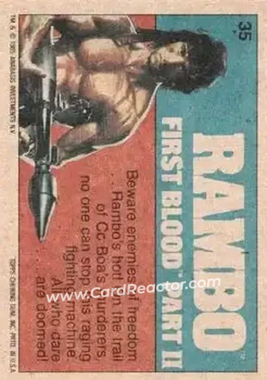 Back of Card #35