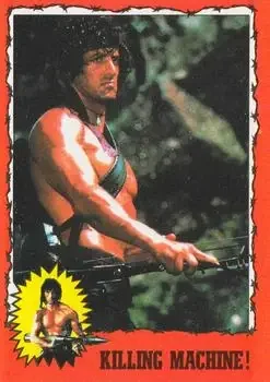 1985 Topps Rambo: First Blood Part II #36 Card #36