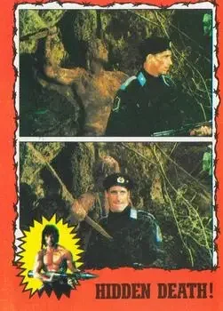 1985 Topps Rambo: First Blood Part II #37 Card #37