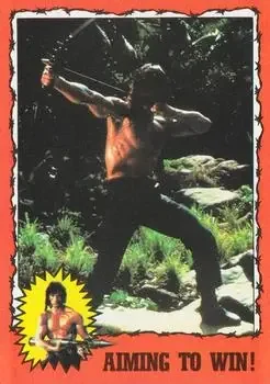 1985 Topps Rambo: First Blood Part II #38 Card #38