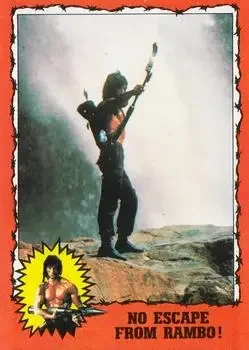 1985 Topps Rambo: First Blood Part II #43 Card #43
