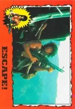 1985 Topps Rambo: First Blood Part II #50 Card #50