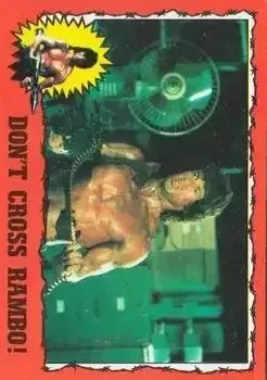1985 Topps Rambo: First Blood Part II #56 Card #56