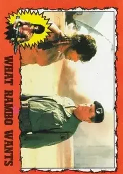 1985 Topps Rambo: First Blood Part II #59 Card #59